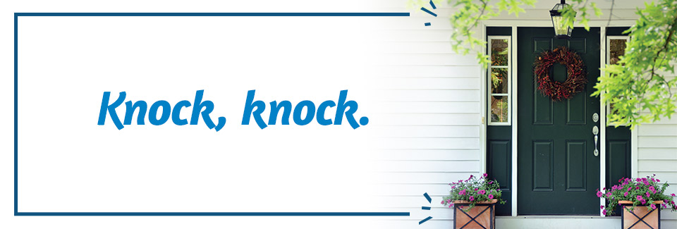 Knock, knock.